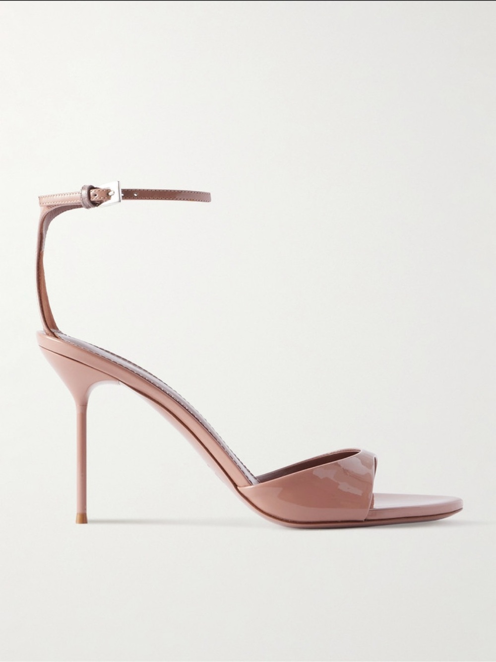 Paris Texas Lidia 90 Ankle-strap Sandals (patent leather in pink) - Picture 5 of 5
